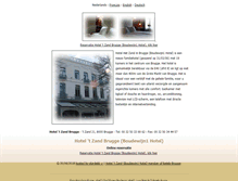 Tablet Screenshot of hotel-zand-brugge.be